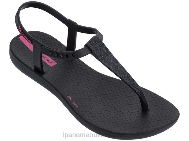 musta k charm kimalteleva sandaali 23 Ipanema lapset 4048T398 jalkineet