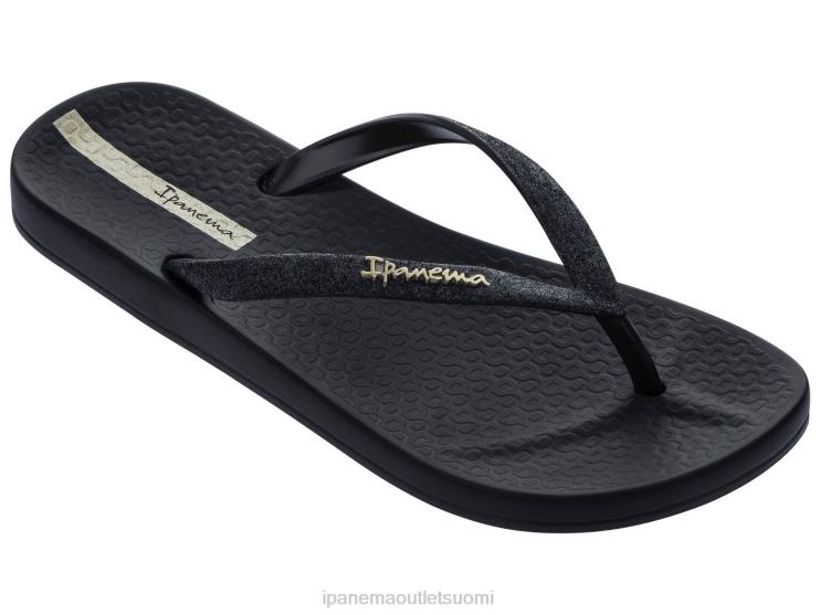 musta anatominen lolita glitter Ipanema naiset 4048T73 jalkineet